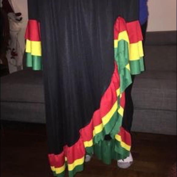 Latin Skirt & Top Dance Wear Salsa Tango flamenco - Picture 2 of 8